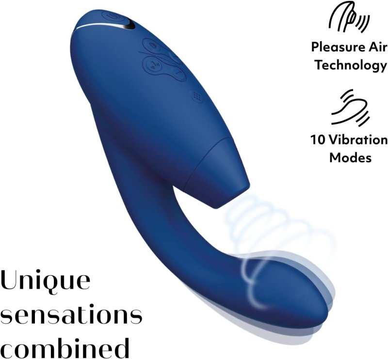 WOMANIZER DUO 2 BLUE RABBIT VIBRATOR ROMP PLEASURE KIT PREMIUM COUPLES SEX TOY BUNDLE