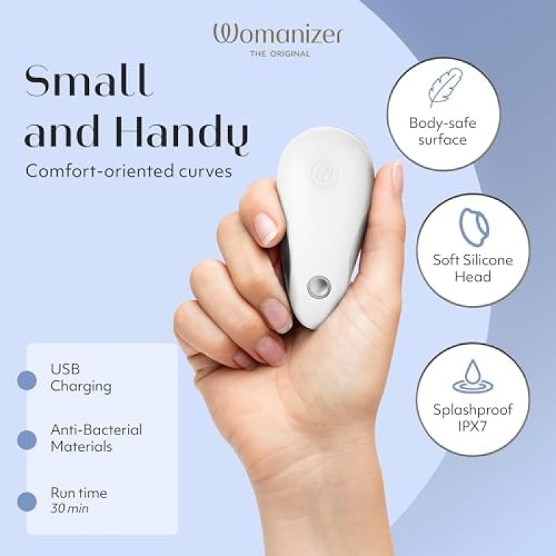 WOMANIZER STARLET WHITE CLITORAL SUCKER ARCWAVE VOY ADJUSTABLE MALE MASTURBATOR BUNDLE