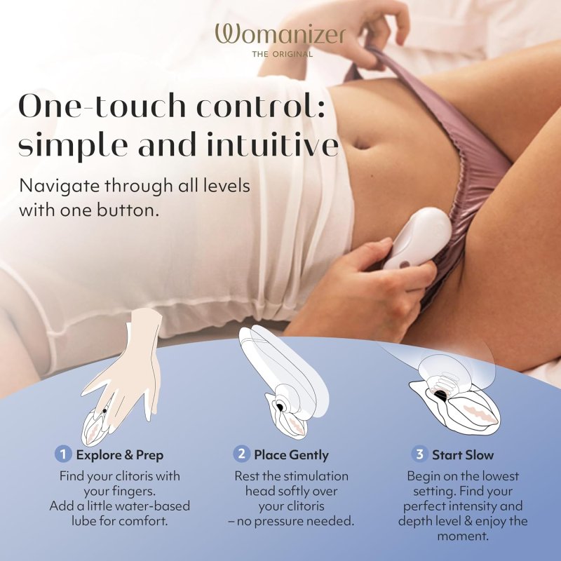 WOMANIZER STARLET WHITE CLITORAL SUCKER ARCWAVE VOY ADJUSTABLE MALE MASTURBATOR BUNDLE
