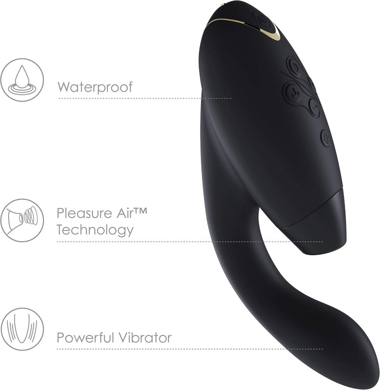 WOMANIZER INSIDEOUT CLIT SUCKER, G SPOT DILDO WE-VIBE TANGO X RED BUNDLE FOR WOMEN