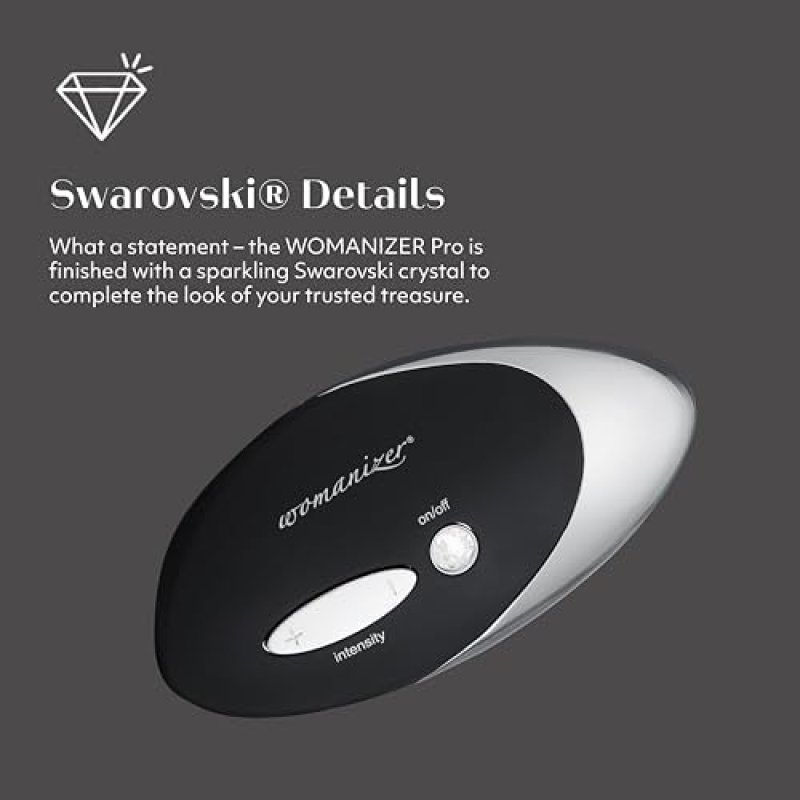 WOMANIZER W500 CLITORAL SUCTION VIBRATOR BLACK CHROME ARCWAVE POW BLUE MALE MASTURBATOR BUNDLE