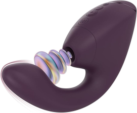WOMANIZER NEXT DUO PURPLE RABBIT VIBRATOR FOR WOMEN G-SPOT CLITORAL STIMULATOR