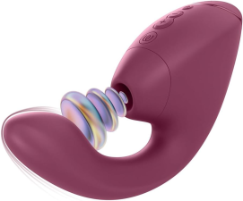 WOMANIZER NEXT DUO PINK RABBIT VIBRATOR FOR WOMEN G-SPOT CLITORAL STIMULATOR