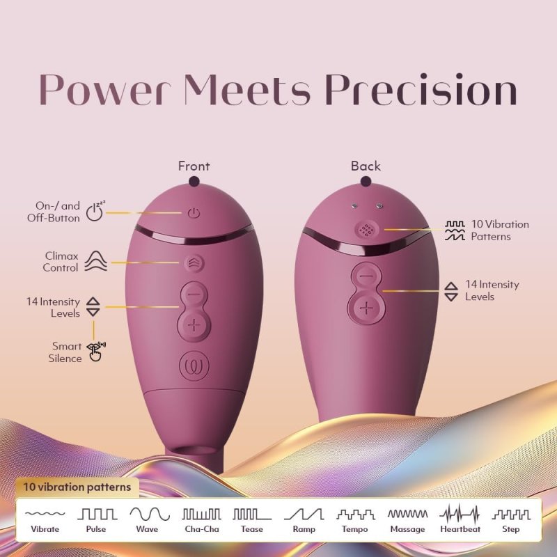 WOMANIZER NEXT DUO PINK RABBIT VIBRATOR FOR WOMEN G-SPOT CLITORAL STIMULATOR