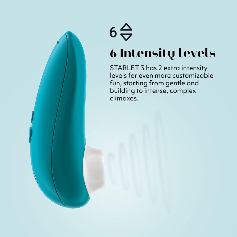 WOMANIZER STARLET 3 MINI CLITORIS VIBRATOR 6 INTENSITY LEVELS CLIT STIMULATOR MASSAGER