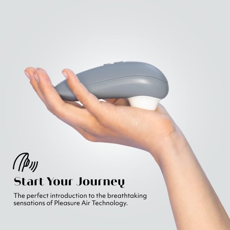 WOMANIZER STARLET 3 MINI CLIT VIBRATOR WITH 6 INTENSITY LEVELS GRAY PERSONAL MASSAGER