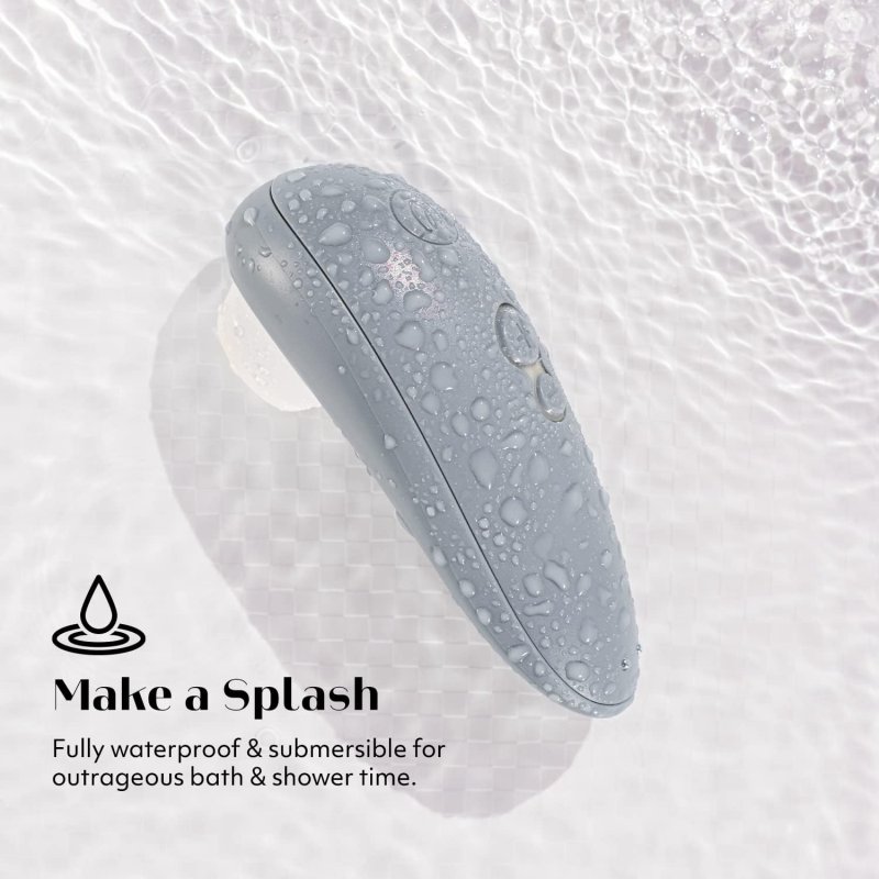 WOMANIZER STARLET 3 MINI CLIT VIBRATOR WITH 6 INTENSITY LEVELS GRAY PERSONAL MASSAGER