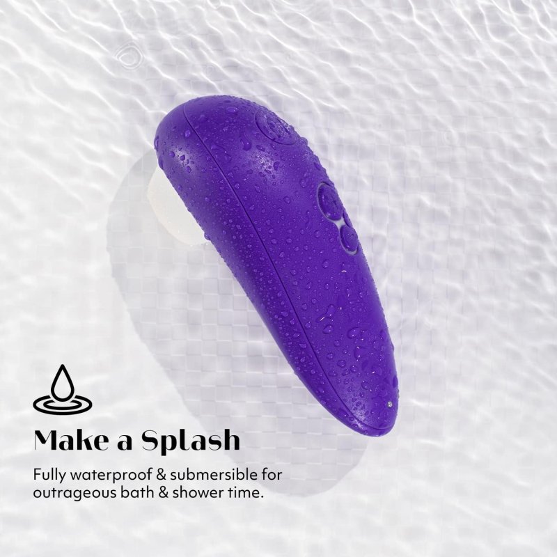 WOMANIZER STARLET 3 MINI CLIT VIBRATOR WITH 6 INTENSITY LEVELS PERSONAL MASSAGER INDIGO