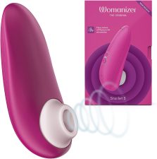 WOMANIZER STARLET 3 MINI CLIT VIBRATOR WITH 6 INTENSITIES PINK PERSONAL MASSAGER TOY