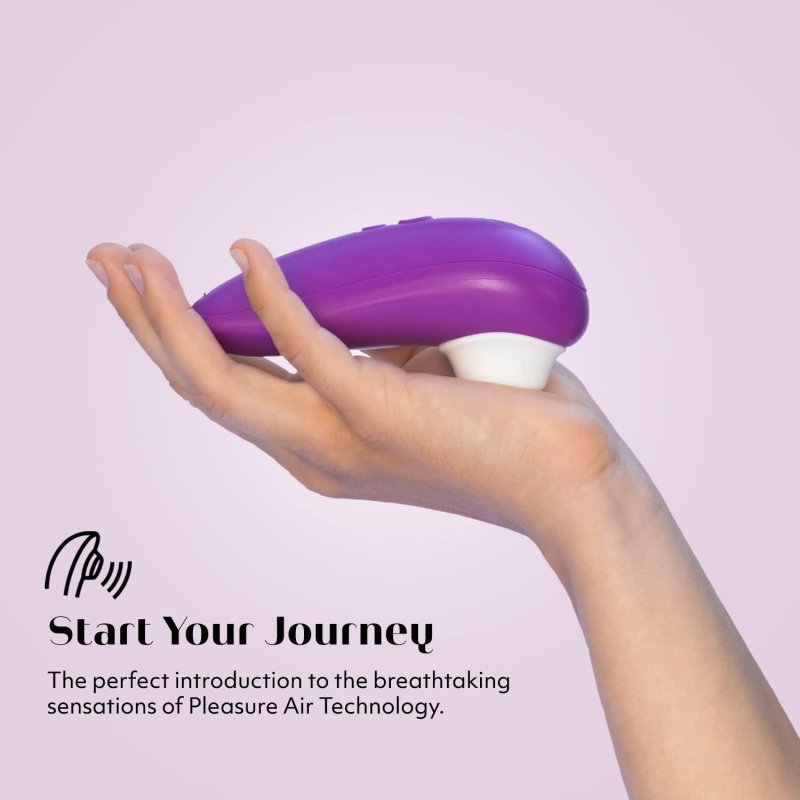 WOMANIZER STARLET 3 CLITORIS VIBRATOR MINI CLIT STIMULATOR WITH 6 INTENSITY LEVELS, VIOLET