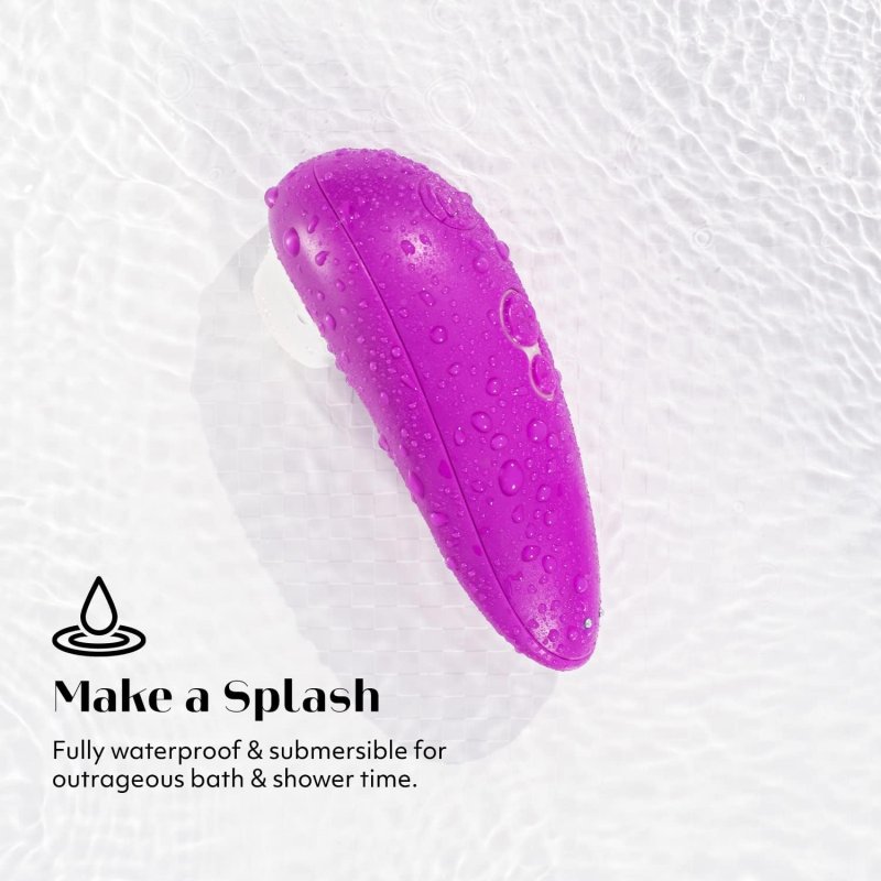 WOMANIZER STARLET 3 CLITORIS VIBRATOR MINI CLIT STIMULATOR WITH 6 INTENSITY LEVELS, VIOLET