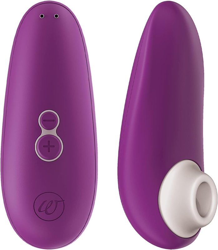 WOMANIZER STARLET 3 CLITORIS VIBRATOR MINI CLIT STIMULATOR WITH 6 INTENSITY LEVELS, VIOLET