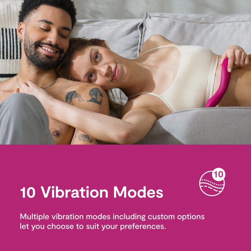 WE-VIBE RAVE 2 PINK G-SPOT VIBRATOR APP CONTROLLED G-SPOT STIMULATOR FOR WOMEN