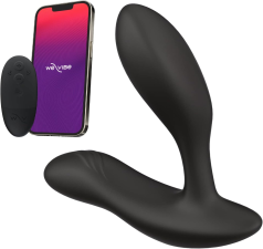 WE-VIBE VECTOR BLACK VIBRATING BUTT PLUG - ADULT ANAL VIBRATOR SEX TOY
