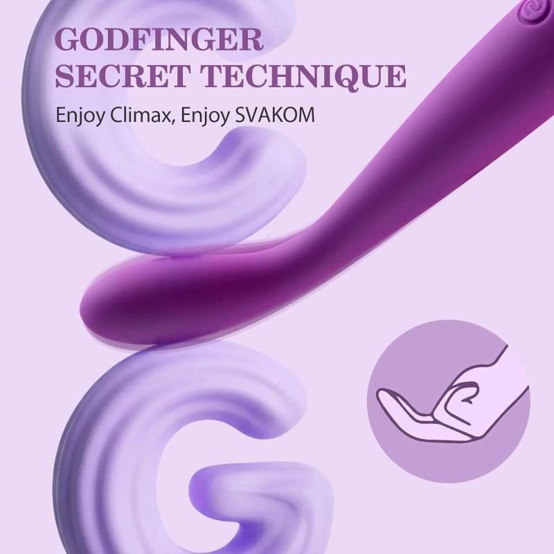 SVAKOM COCO G-SPOT ANAL VIBRATOR FINGER SEX TOY FOR QUICK 8-SECOND CLIMAX