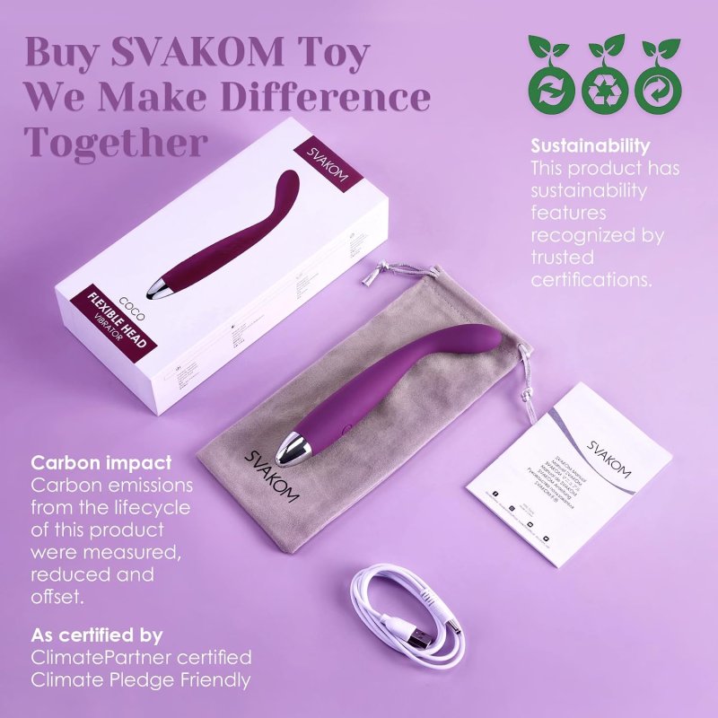 SVAKOM COCO G-SPOT ANAL VIBRATOR FINGER SEX TOY FOR QUICK 8-SECOND CLIMAX