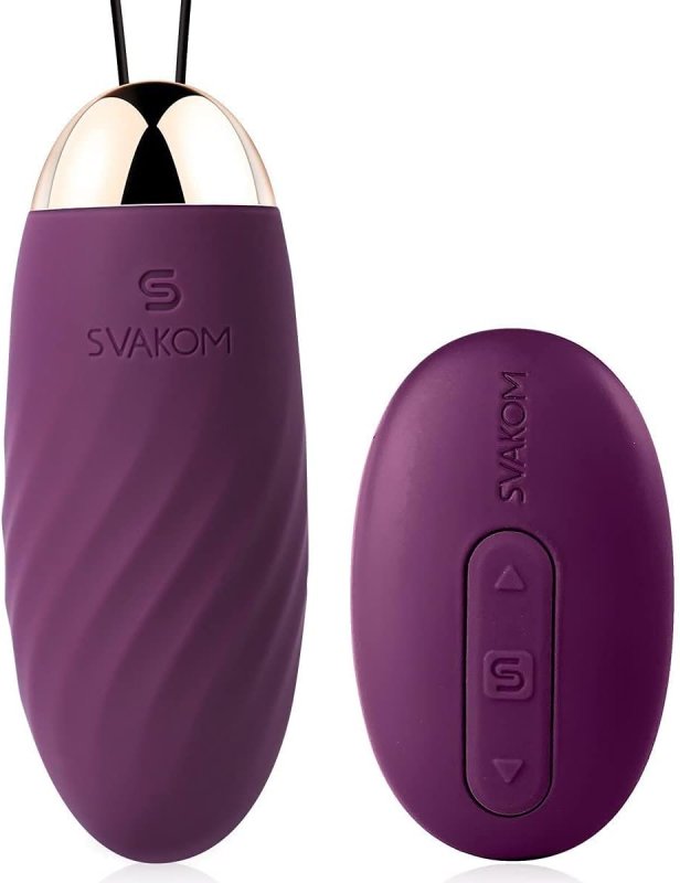SVAKOM ELMER WIRELESS BULLET VIBRATOR WITH REMOTE POWERFUL VIBRATING EGG SEX TOY
