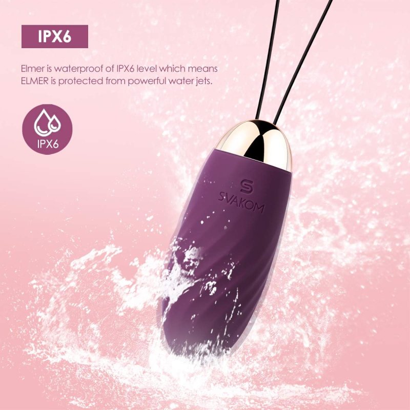 SVAKOM ELMER WIRELESS BULLET VIBRATOR WITH REMOTE POWERFUL VIBRATING EGG SEX TOY