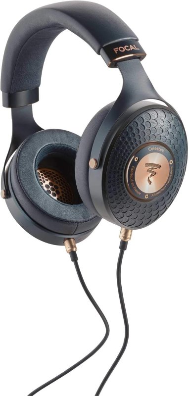 FOCAL CELESTEE NAVY BLUE CLOSED-BACK OVER-EAR HEADPHONES HIGH-FIDELITY SOUND