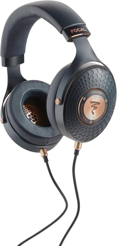 FOCAL CELESTEE NAVY BLUE CLOSED-BACK OVER-EAR HEADPHONES HIGH-FIDELITY SOUND