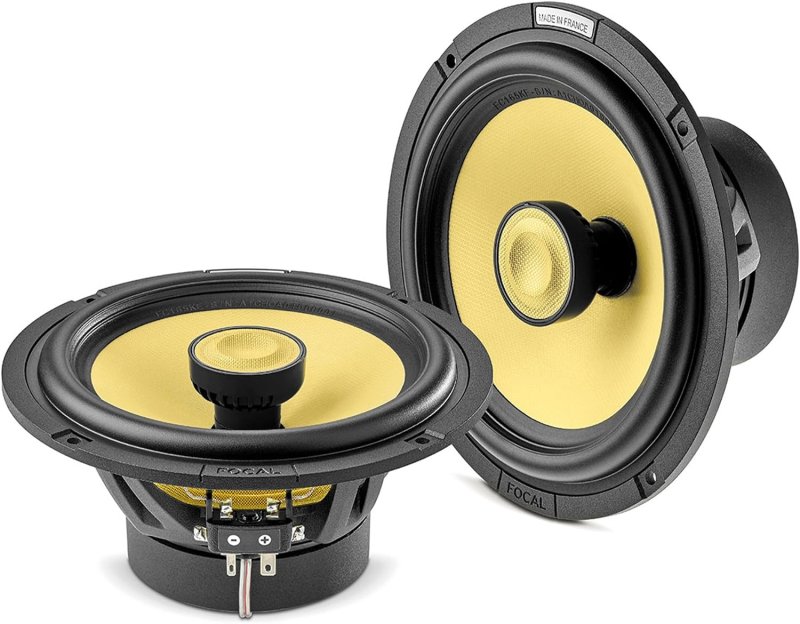 FOCAL EC 165 KE K2 EVO 6.5 COAXIAL SPEAKER KIT PAIR HIGH-PERFORMANCE CAR AUDIO SPEAKERS