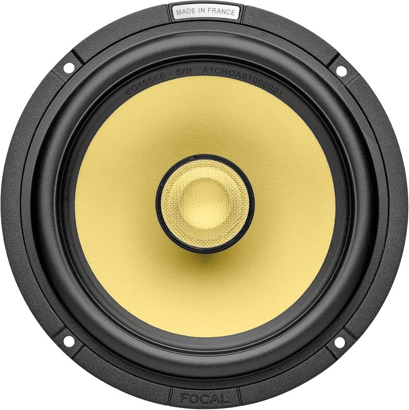 FOCAL EC 165 KE K2 EVO 6.5 COAXIAL SPEAKER KIT PAIR HIGH-PERFORMANCE CAR AUDIO SPEAKERS