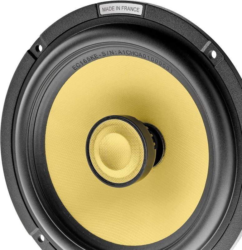 FOCAL EC 165 KE K2 EVO 6.5 COAXIAL SPEAKER KIT PAIR HIGH-PERFORMANCE CAR AUDIO SPEAKERS