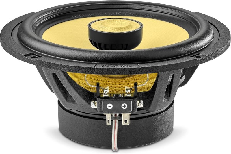 FOCAL EC 165 KE K2 EVO 6.5 COAXIAL SPEAKER KIT PAIR HIGH-PERFORMANCE CAR AUDIO SPEAKERS