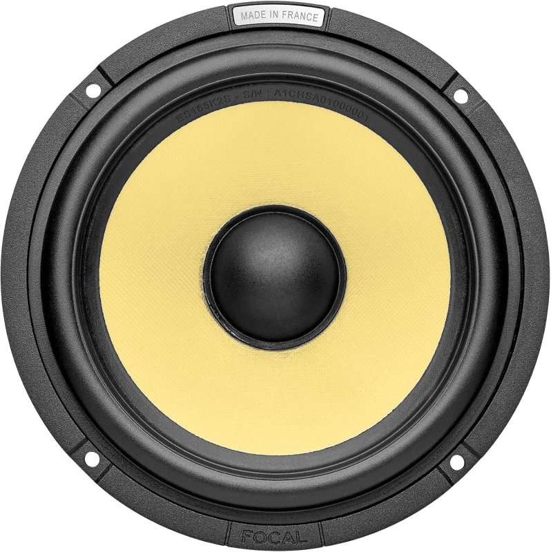 FOCAL ES 165 K2S 6.5 SHALLOW 2-WAY COMPONENT SPEAKER KIT PAIR K2 EVO CAR AUDIO SPEAKERS