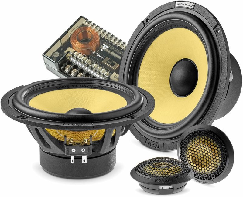 FOCAL ES 165 KE K2 EVO 6.5 2-WAY COMPONENT SPEAKER KIT PAIR HIGH-PERFORMANCE CAR AUDIO