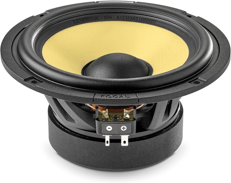 FOCAL ES 165 KX3E K2 EVO 6.5 3-WAY COMPONENT SPEAKER KIT WITH FRAK TWEETERS PAIR