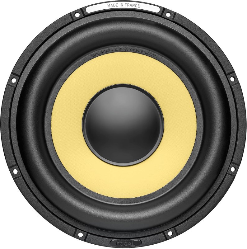 FOCAL SUB 25 KXS K2 EVO 10 SHALLOW MOUNT SUBWOOFER HIGH-PERFORMANCE BASS SPEAKER