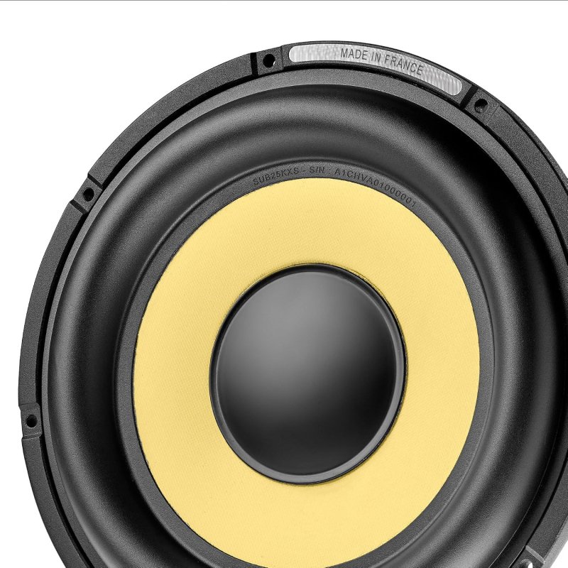 FOCAL SUB 25 KXS K2 EVO 10 SHALLOW MOUNT SUBWOOFER HIGH-PERFORMANCE BASS SPEAKER