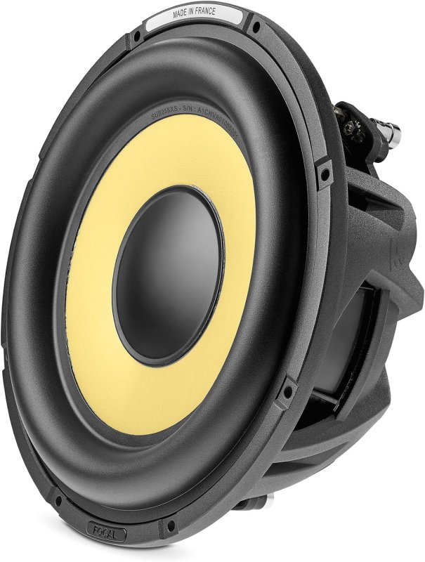 FOCAL SUB 25 KXS K2 EVO 10 SHALLOW MOUNT SUBWOOFER HIGH-PERFORMANCE BASS SPEAKER