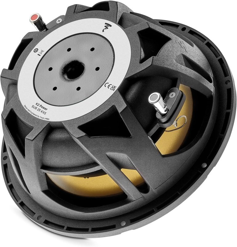 FOCAL SUB 25 KXS K2 EVO 10 SHALLOW MOUNT SUBWOOFER HIGH-PERFORMANCE BASS SPEAKER