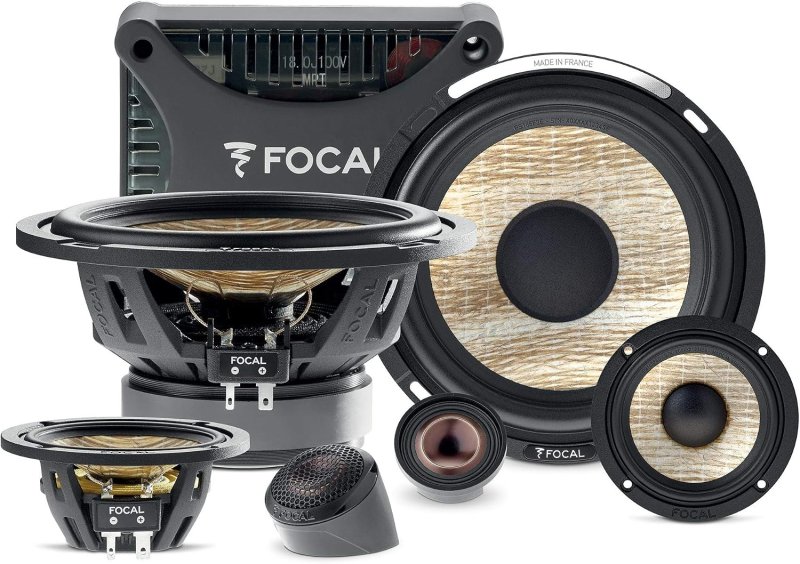 FOCAL PS 165 F3E FLAX EVO 6.5 3-WAY COMPONENT SPEAKER KIT 80W RMS 160W MAX