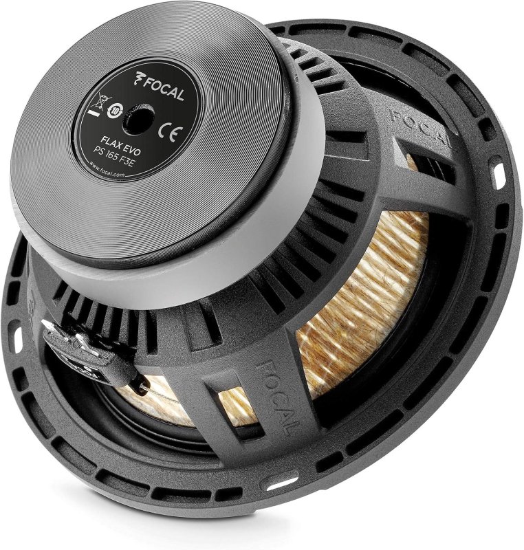 FOCAL PS 165 F3E FLAX EVO 6.5 3-WAY COMPONENT SPEAKER KIT 80W RMS 160W MAX
