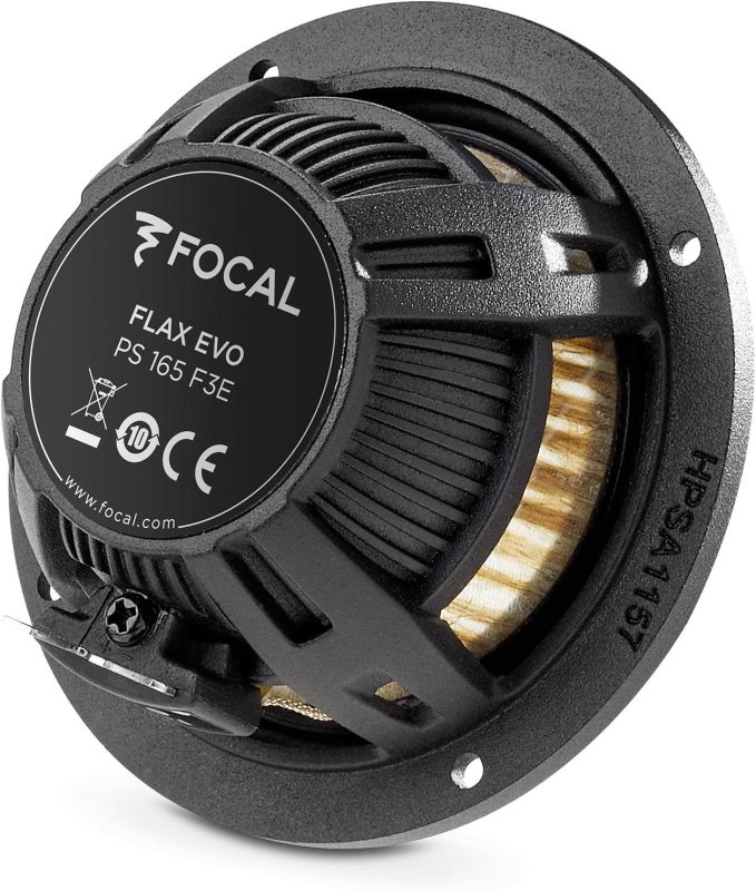 FOCAL PS 165 F3E FLAX EVO 6.5 3-WAY COMPONENT SPEAKER KIT 80W RMS 160W MAX