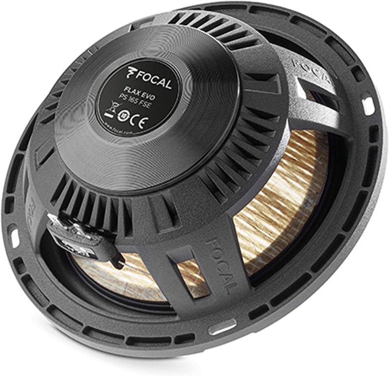 FOCAL PS-165-FSE 6.5 2-WAY CAR SPEAKER KIT WITH SHALLOW BASKET DESIGN FOR EASY INSTALLATION