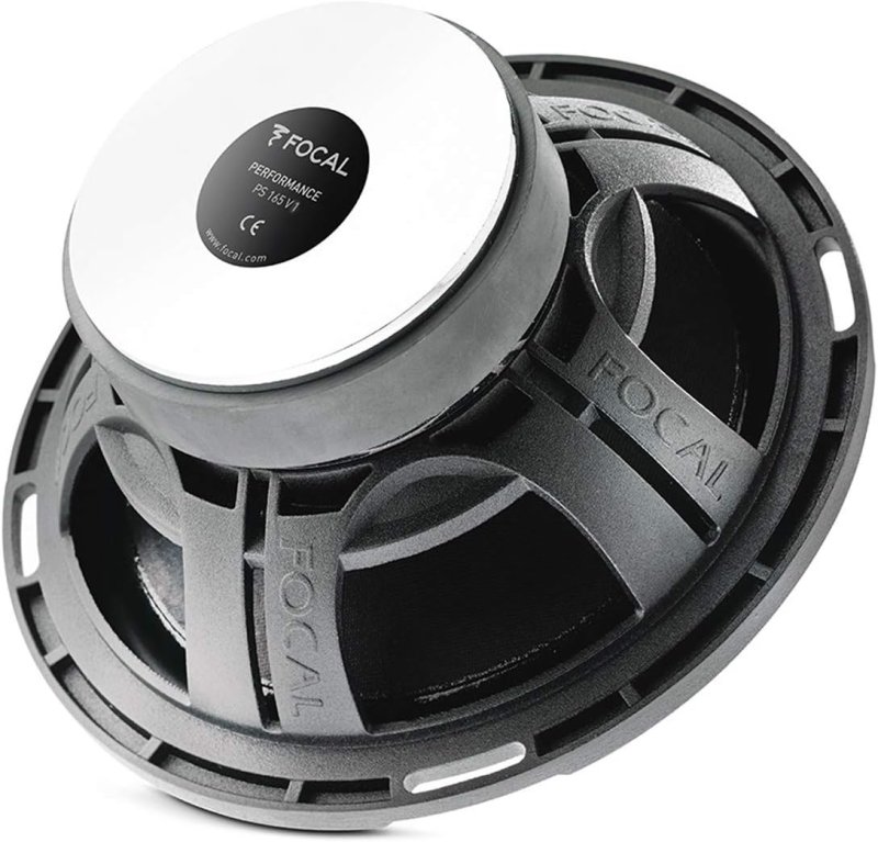 FOCAL PS165V1 6-INCH 2-WAY COMPONENT SPEAKER KIT 80W RMS 160W MAX POWER