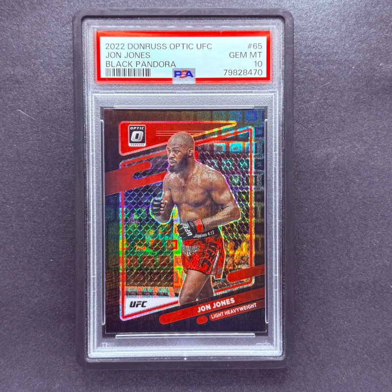 DONRUSS OPTIC UFC JON JONES BLACK PANDORA CASE HIT PSA 10 💎 GEM MT LEGEND