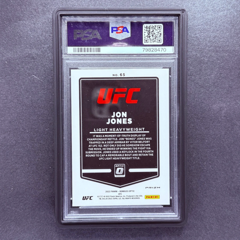 DONRUSS OPTIC UFC JON JONES BLACK PANDORA CASE HIT PSA 10 💎 GEM MT LEGEND