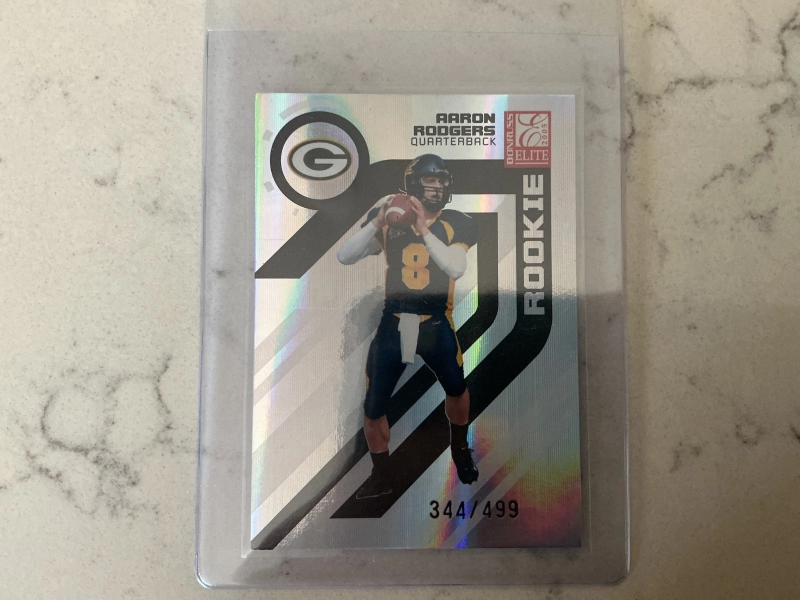 DONRUSS ELITE - ROOKIE AARON RODGERS #101 /499 (RC) 2005