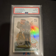 DONRUSS DOWNTOWN BIJAN ROBINSON D-10 ROOKIE INSERT PSA 10 FALCONS 2023 PANINI