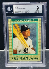 DONRUSS ELITE FRANK THOMAS #18 03754/10000 WHITE SOX BGS 9 1992