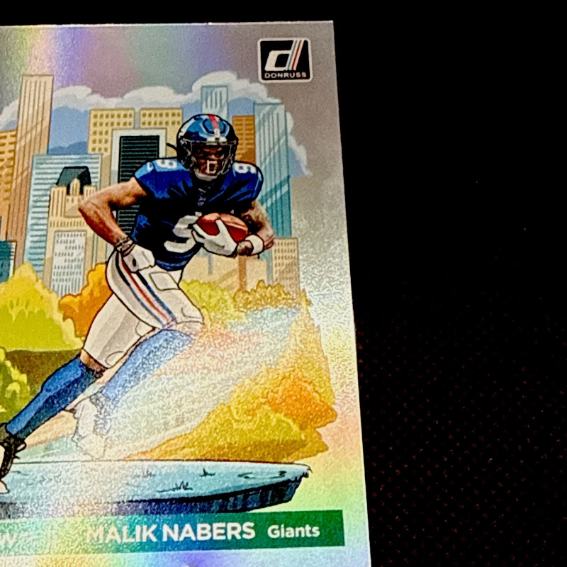 DONRUSS - DOWNTOWN! MALIK NABERS #18 (RC) NY GIANTS PLEASE READ!2024 PANINI