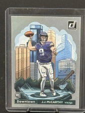 DONRUSS - DOWNTOWN! J.J. MCCARTHY #11 (RC) 2024 PANINI