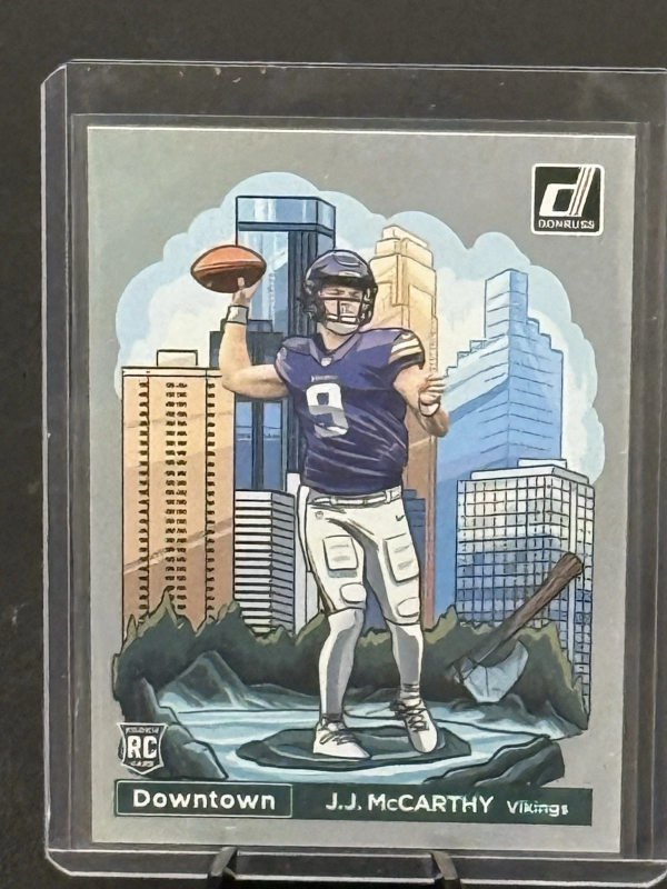 DONRUSS - DOWNTOWN! J.J. MCCARTHY #11 (RC) 2024 PANINI