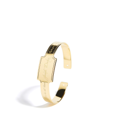 JOSEPH DUCLOS DIANE PARURE BRACELET IN GOLD PLATED BRASS