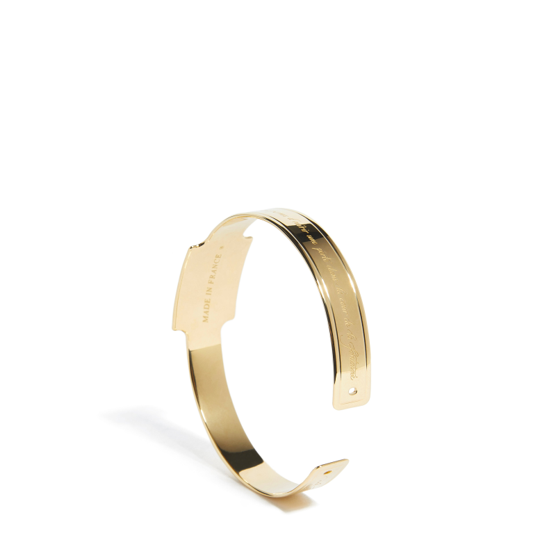 JOSEPH DUCLOS DIANE PARURE BRACELET IN GOLD PLATED BRASS